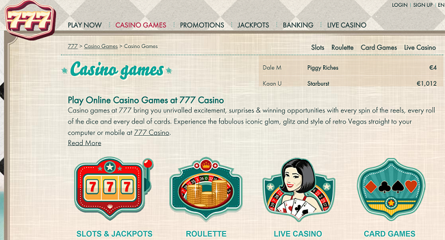 777 casino review