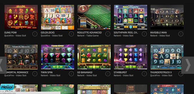 hello casino games
